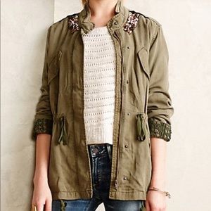 Anthropologie Hei Hei Jeweled anorak
